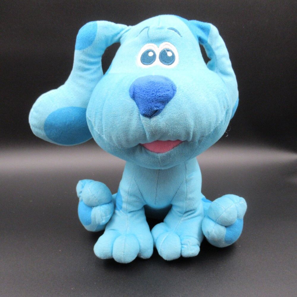 Blues Clues & You! BLUE 11" Plush Stuffed Puppy Dog Nickelodeon‎ Used